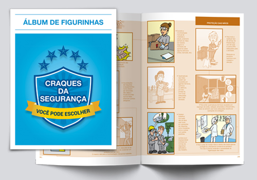 Album de Figurinhas - Craques da Segurana / cd.STB-035